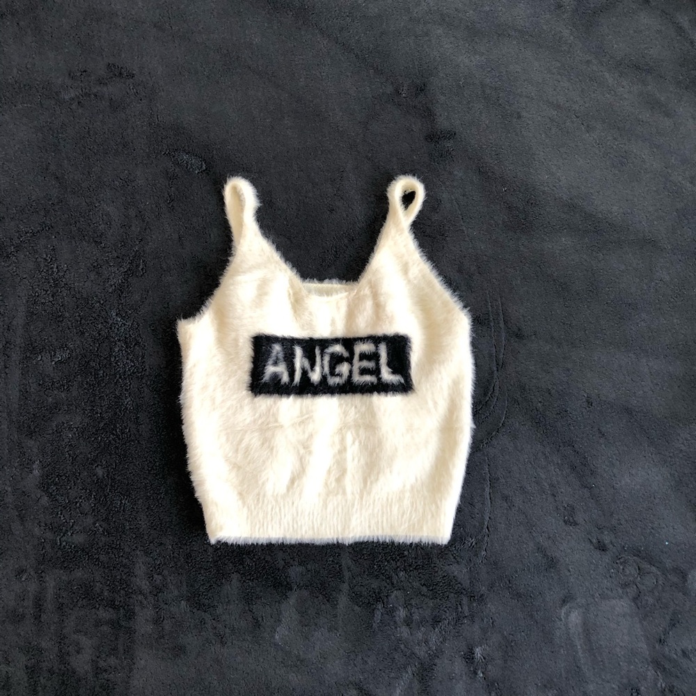 Angel Fuzzy Tank Top